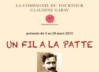 Le fîl à la patte de Georges Feydeau, mise en scène par Claudine Gabay, à Paris