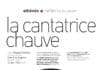 La Cantatrice Chauve,