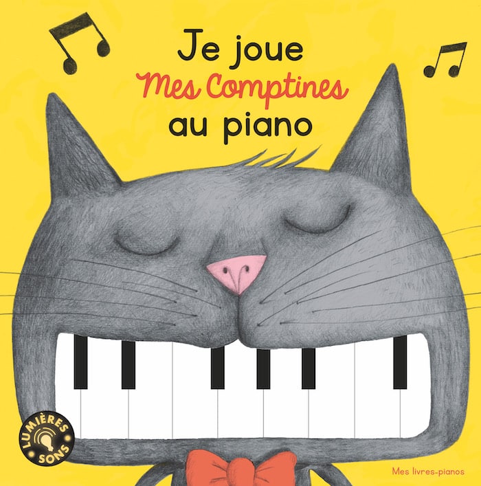 Je joue mes comptines au piano, un livre-piano pour les petits (Gallimard Jeunesse)