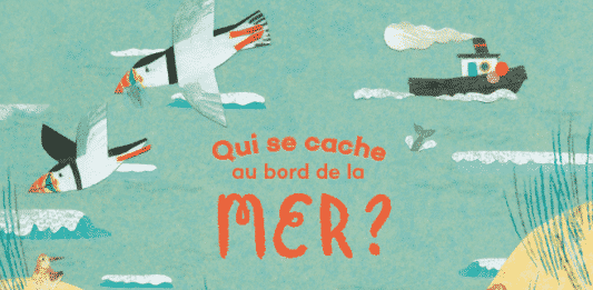 Qui se cache au bord de la mer, un très bel album cartonné (Gallimard Jeunesse)