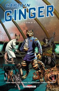 Captain Ginger, tome 1 : comics chatoyant de S. Moore, J. Brigman, R. Richardson et V. Gandini (Delcourt)