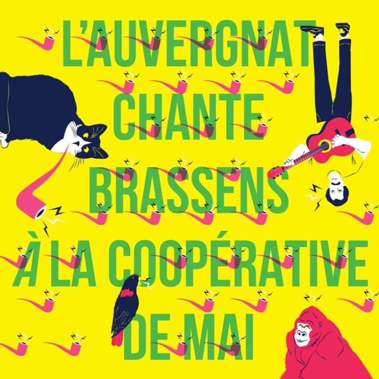 Un album hommage à Georges Brassens éblouissant, L’auvergnat chante Brassens à la coopérative de mai, sortie le 25 juin