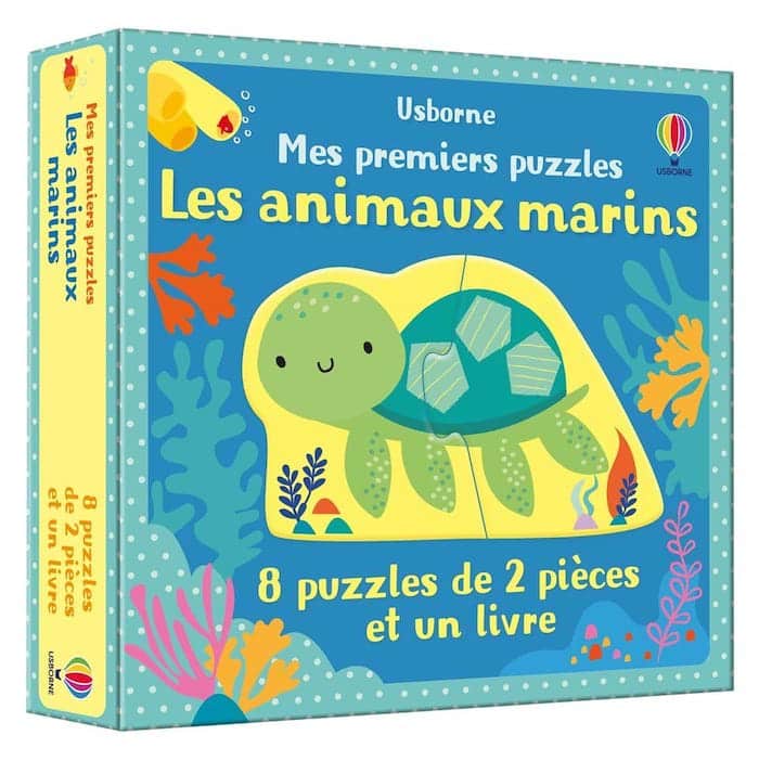 Mes premiers puzzles : Les animaux marins (Usborne)