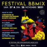 Le Festival BBmix est enfin de retour le weekend des 27 et 28 novembre 2021