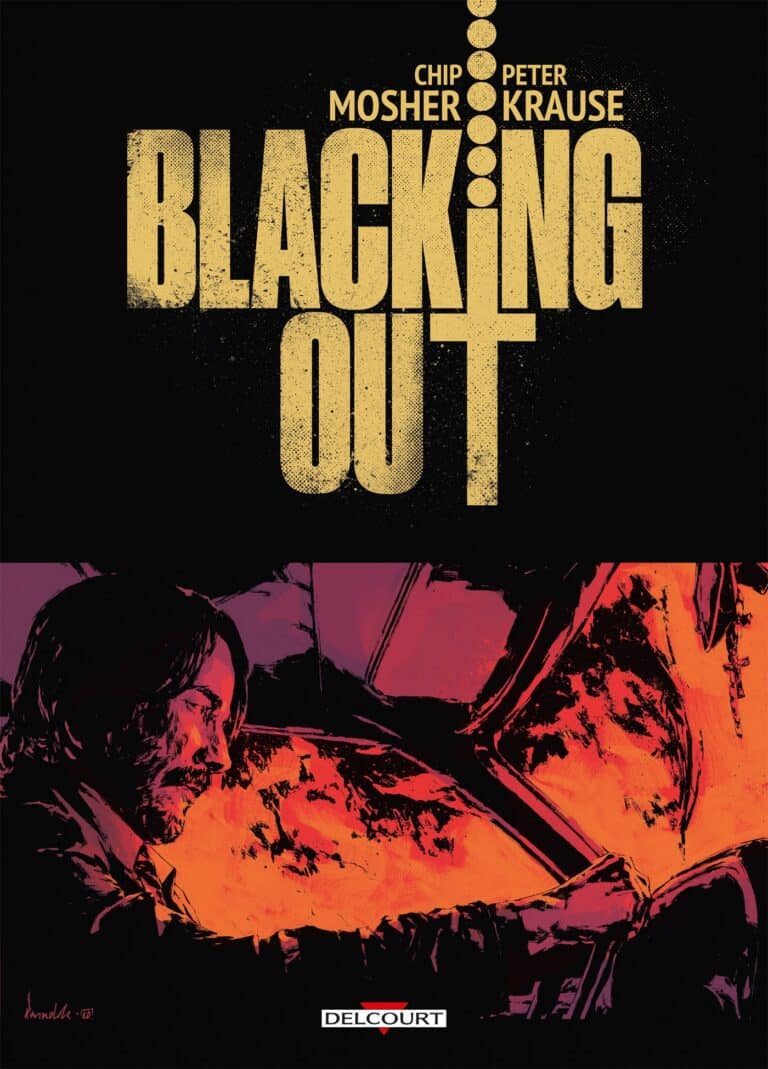 [BD] Blacking Out, thriller sans fioritures de Chip Mosher et Peter Krause (Delcourt)