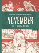 [Comics] November, récit choral pour un thriller urbain ultra-violent (vol. I & II, Sarbacane)
