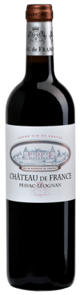 Chateau de France propose son excellent vin rouge 2019 AOP Pessac Léognan au prix de vente de 27,60 euros