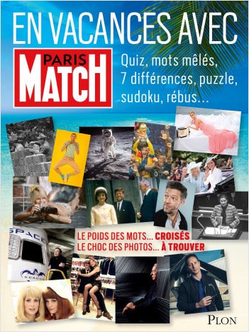 En vacances avec Paris Match, cahier d’activités (Plon)
