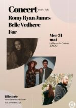 Romy Ryan James de retour en concert à la Dame de Canton le 31 mai pour un beau moment de magie folk