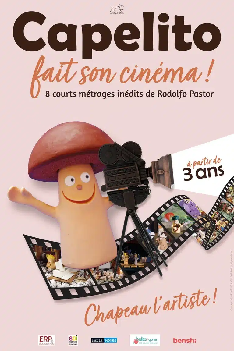 Capelito fait son cinéma, un programme de 8 courts métrages inédits de Rodolfo Pastor (Les films du Whippet), Sortie nationale le 22 novembre 2023 