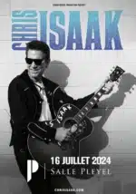 Un Concert flamboyant de Chris Isaak à la salle Pleyel le 16 juillet (Première partie: Lusaint)