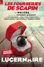 Un grand moment de théâtre avec une adaptation énergique et désopilante des Fourberies de Scapin au Lucernaire