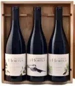 Dégustation de 3 cuvées rouges 2023 du Domaine de l’Hortus proposées en Coffret Fêtes de Noël