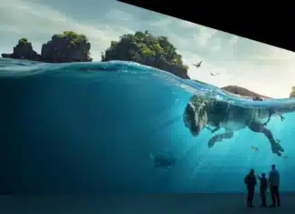Exposition Planète Préhistorique : Dinosaures – L’Expérience Immersive à l’Atelier des Lumières: une belle plongée dans le passé à partir du 10 décembre