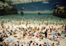 Le monde brûle, la glace fond, mais le buffet reste ouvert...dans la focale de Martin Parr