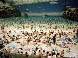 Le monde brûle, la glace fond, mais le buffet reste ouvert...dans la focale de Martin Parr