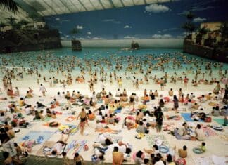 Le monde brûle, la glace fond, mais le buffet reste ouvert...dans la focale de Martin Parr