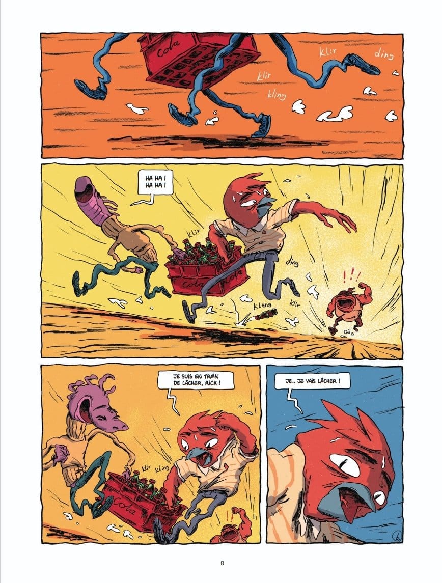 Une dernière partie de flipper, Rune Ryberg - planche intérieure