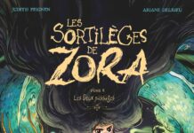 Couverture Les Sortileges de Zora Tome 6 Les Deux Passages, Judith Peignen et Ariane Delrieu, Vents d Ouest
