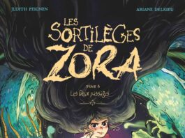 Couverture Les Sortileges de Zora Tome 6 Les Deux Passages, Judith Peignen et Ariane Delrieu, Vents d Ouest
