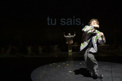 Anne Teresa De Keersmaeker et Solal Mariotte sous le ciel battant de Brel