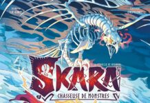Couverture de Skara, Chasseuse de Monstres - Tome 2 : La Citadelle de Jomsborg de Jérôme Le Gris & Letizia Depedri (Glénat)