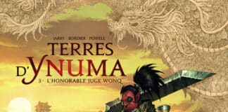 Couverture Terres d’Ynuma T3 L’Honorable juge Wonq Nicolas Jarry Jean-Paul Bordier Soleil