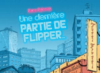 Couverture de Une dernière partie de flipper par Rune Ryberg, éditions Aventuriers d’Ailleurs
