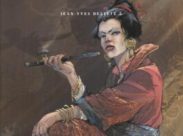 Couverture de Zheng Shi Tome 2 : Madame Tsching de Jean-Yves Delitte (Glénat)