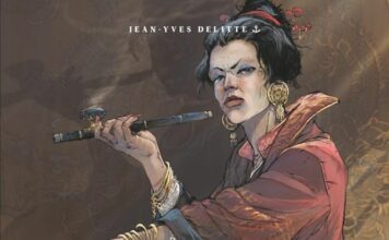 Couverture de Zheng Shi Tome 2 : Madame Tsching de Jean-Yves Delitte (Glénat)