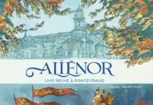 Couverture Aliénor d Aquitaine Une reine à Fontevraud Izabo Isa Python Glénat