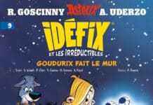 Couverture Idéfix et les Irréductibles T9 Goudurix fait le mur Philippe Fenech Albert René