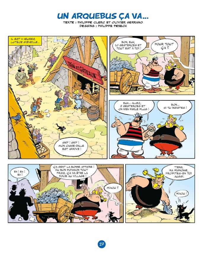 Planche Idéfix et les Irréductibles T9 Goudurix fait le mur
