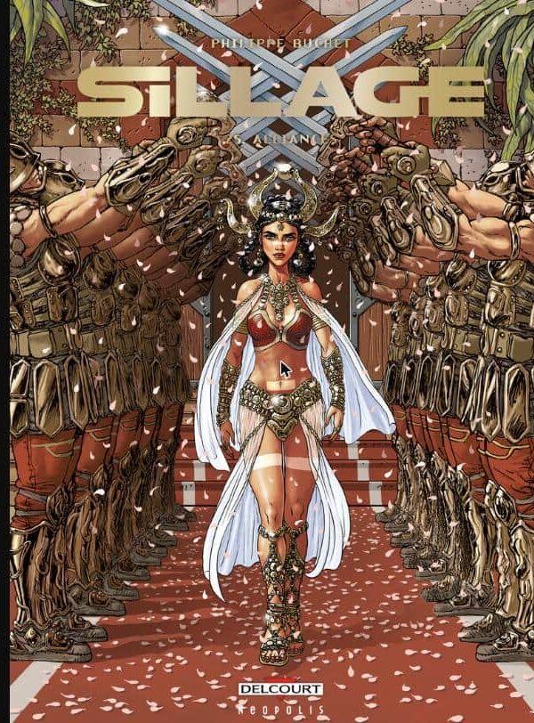 Couverture de Sillage tome 25 - Alliances de Philippe Buchet (Delcourt)