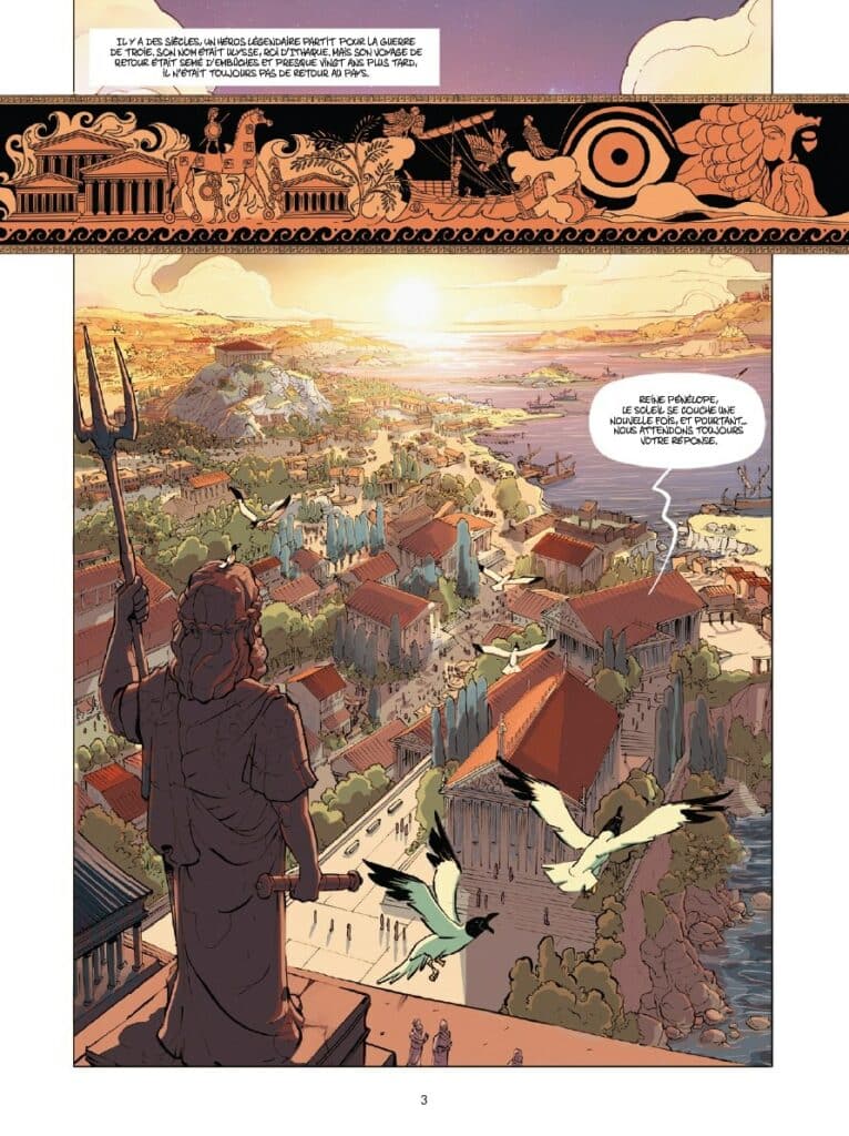 Planche intérieure L'Odyssée T1 Ulysse L'Hermenier Labourot Nootilus