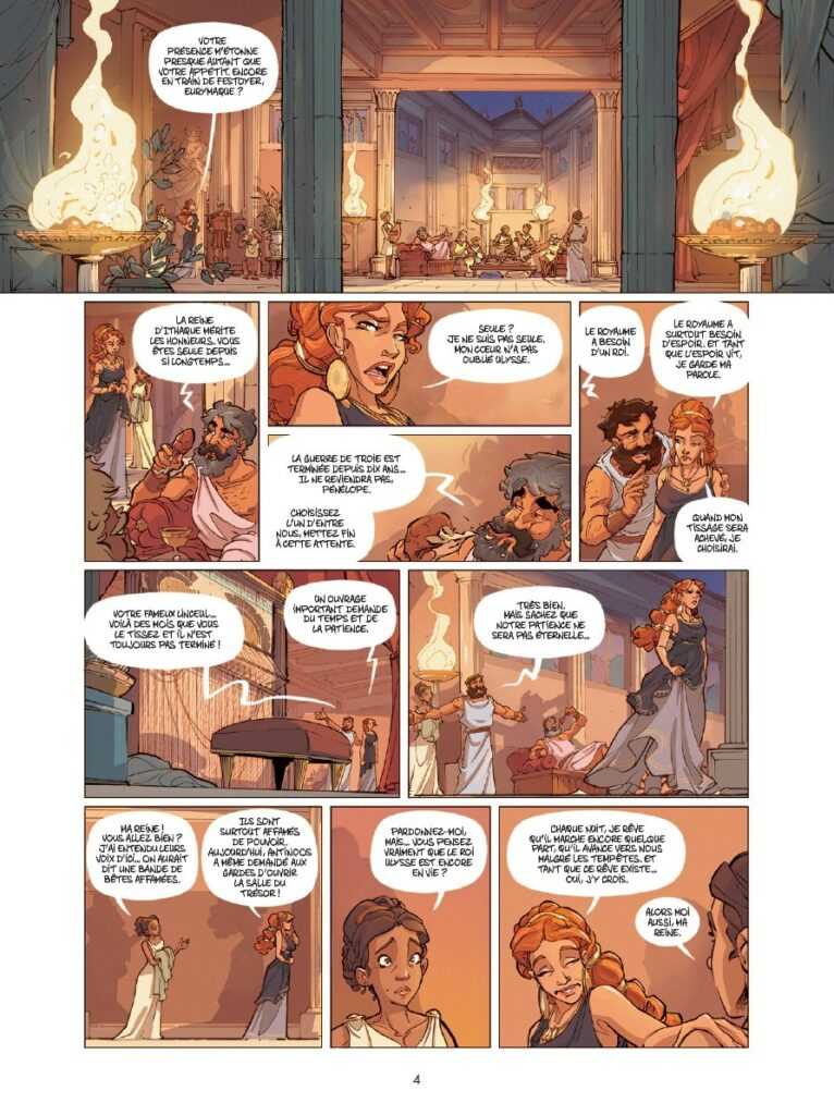 Planche intérieure L'Odyssée T1 Ulysse L'Hermenier Labourot Nootilus