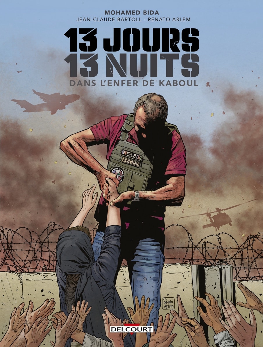 Couverture 13 jours, 13 nuits dans l'enfer de Kaboul Bida Bartoll Arlem Delcourt