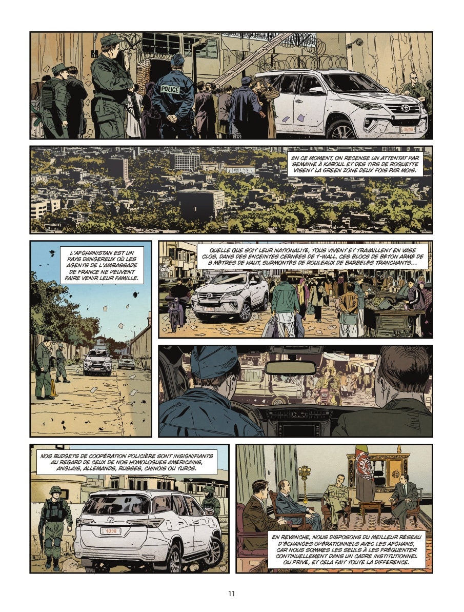 Planche intérieure 13 jours, 13 nuits dans l'enfer de Kaboul Bartoll Arlem Delcourt