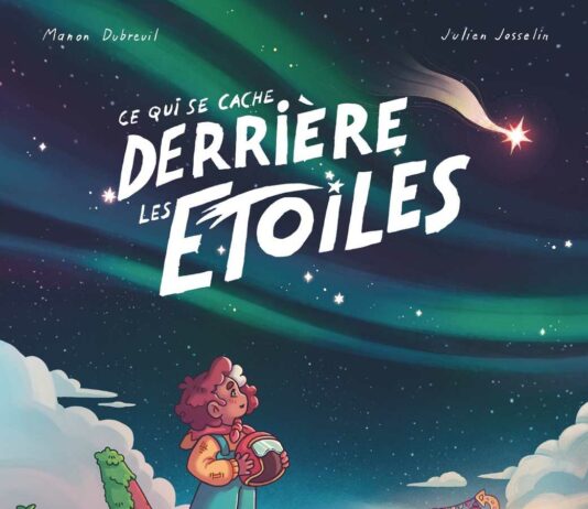 Couverture Ce qui se cache derrière les étoiles Josselin Dubreuil Glénat