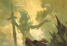 Couverture Corum T2 La Reine des épées Chauvel Merli Glénat