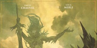 Couverture Corum T2 La Reine des épées Chauvel Merli Glénat