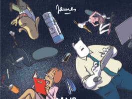 Couverture Dans l'Open Space tout le monde vous entendra crier James Delcourt