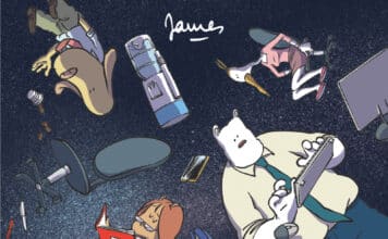 Couverture Dans l'Open Space tout le monde vous entendra crier James Delcourt