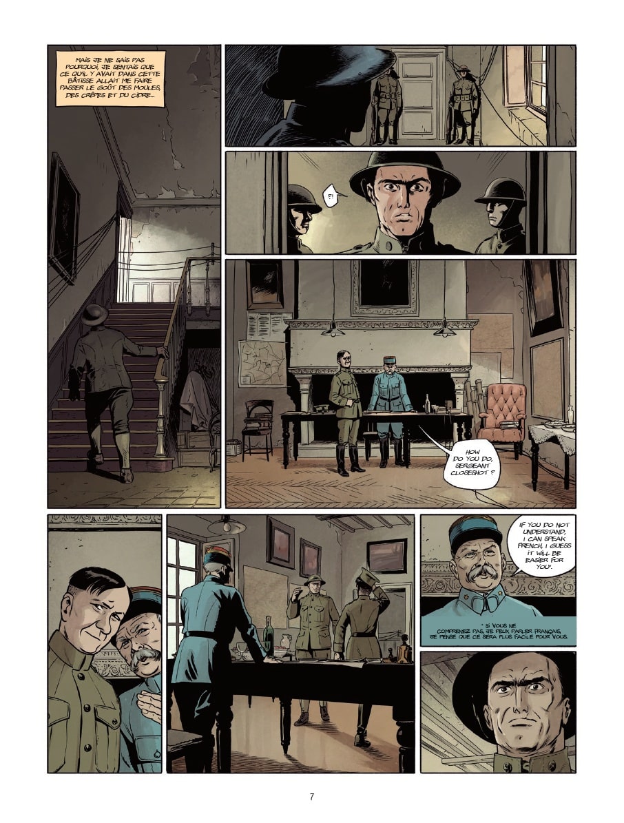 Planche intérieure Dollars de guerre Pelaez Porcel Grand Angle