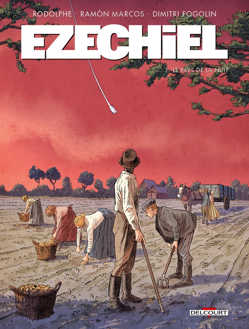 Couverture Ezechiel T1 Le Pays de la nuit Rodolphe Ramon Marcos Delcourt
