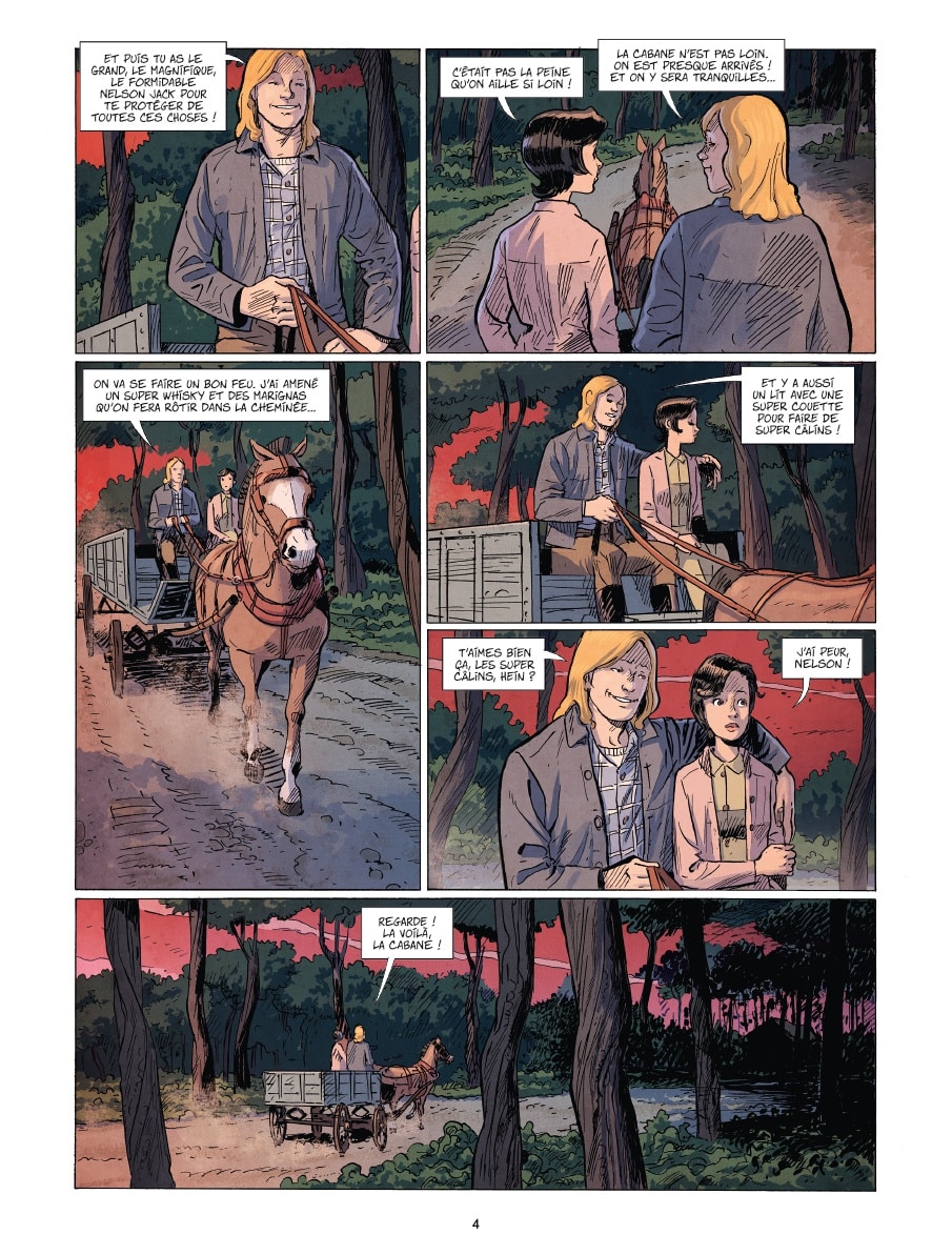 Planche intérieure Ezechiel T1 Le Pays de la nuit Rodolphe Ramon Marcos Delcourt