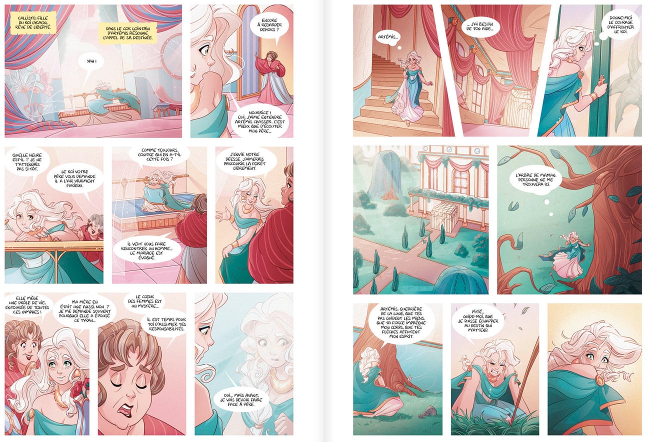 Planche intérieure Les Larmes de Callisto Camille Salomon Valentin Varrel Drakoo
