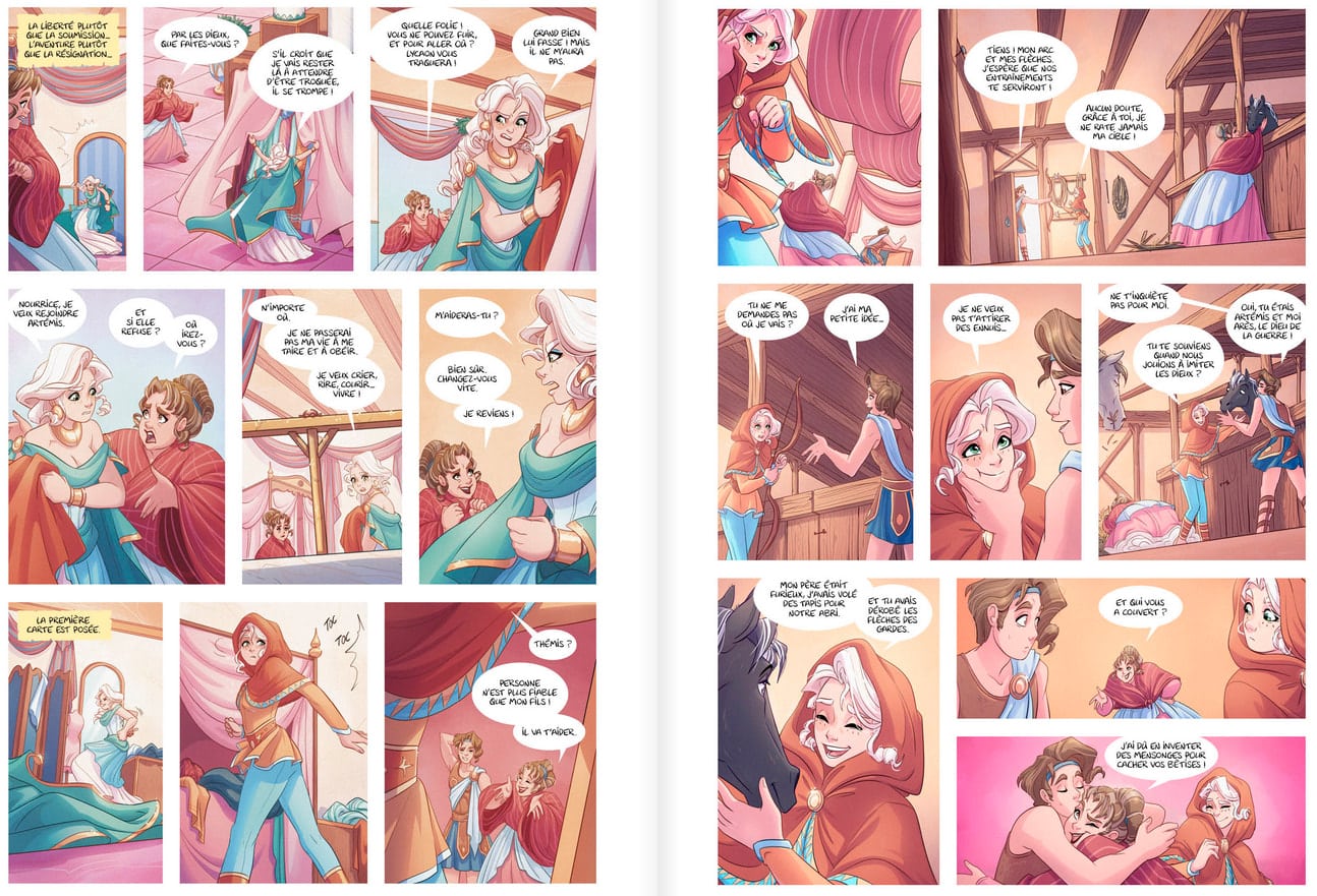 Planche intérieure Les Larmes de Callisto Camille Salomon Valentin Varrel Drakoo