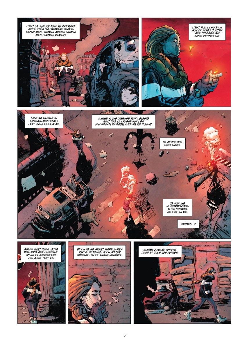 Planche intérieure Obscurius T01 Lucy Corbeyran Alex Lins Soleil