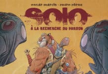 Couverture Solo À la recherche du pardon Oscar Martin Pedro Perez Valiente Delcourt